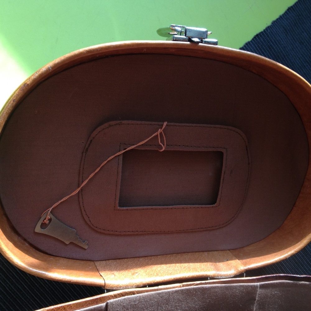 vintage genuine leather lady's case - Picture 5 of 8